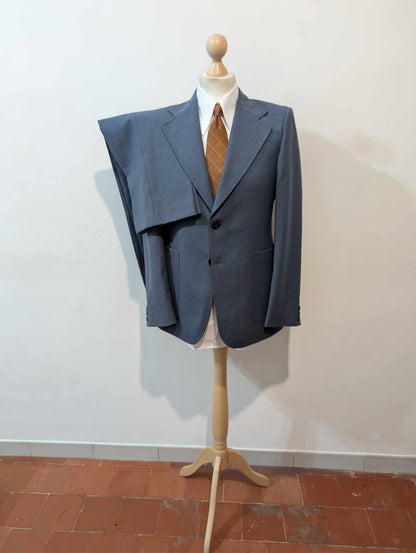 Magnifique costume bleu marine en laine