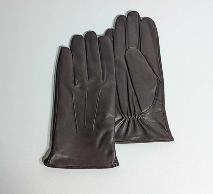 Brauner Lederhandschuh