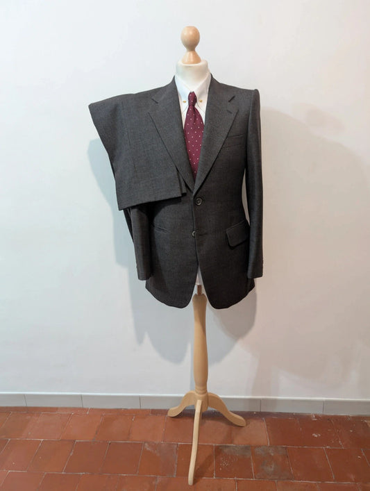 Fabuleux costume marron en laine