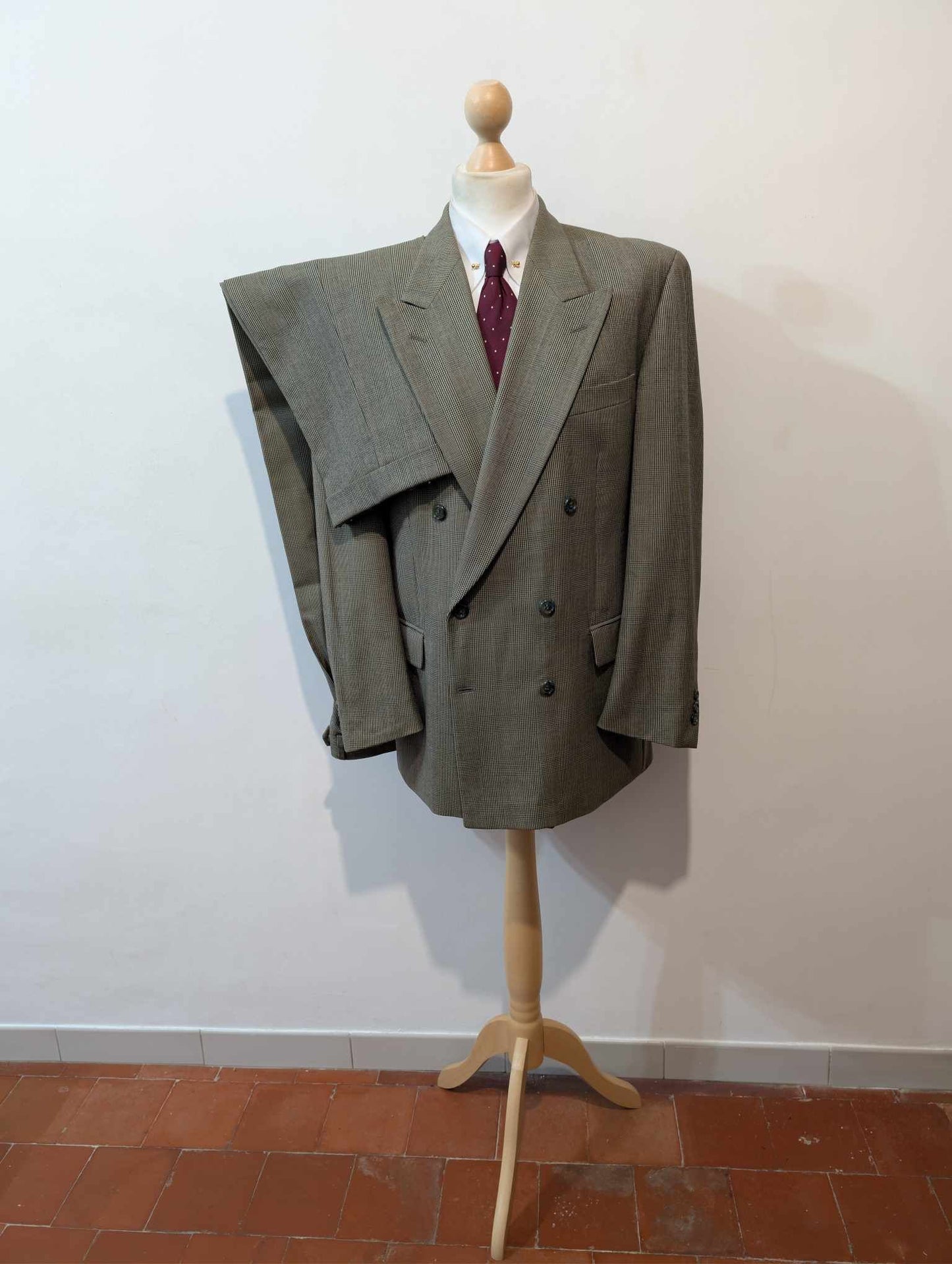 Redoutable costume croisé en prince de Galles