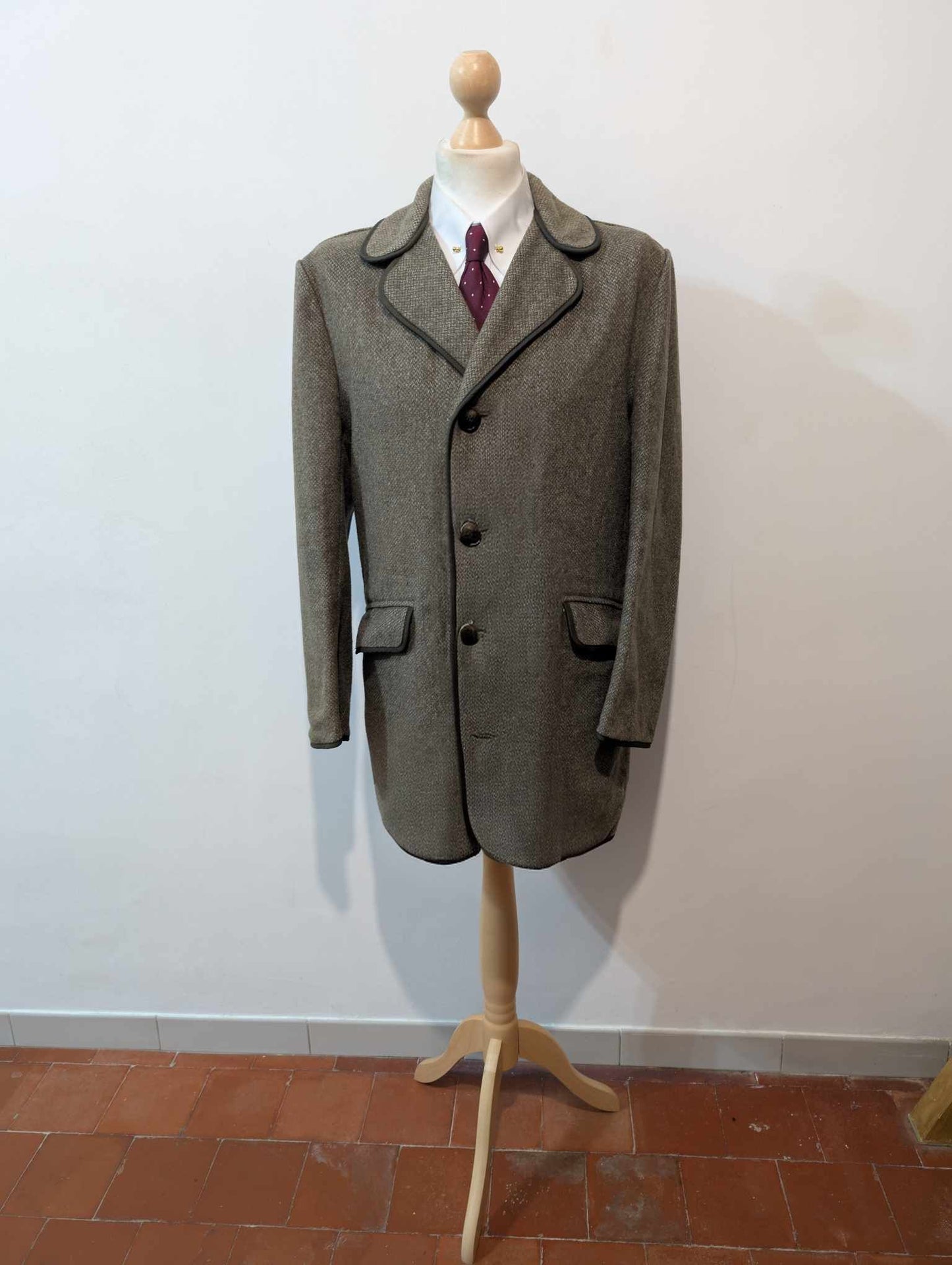 Mignon manteau anglais en tweed