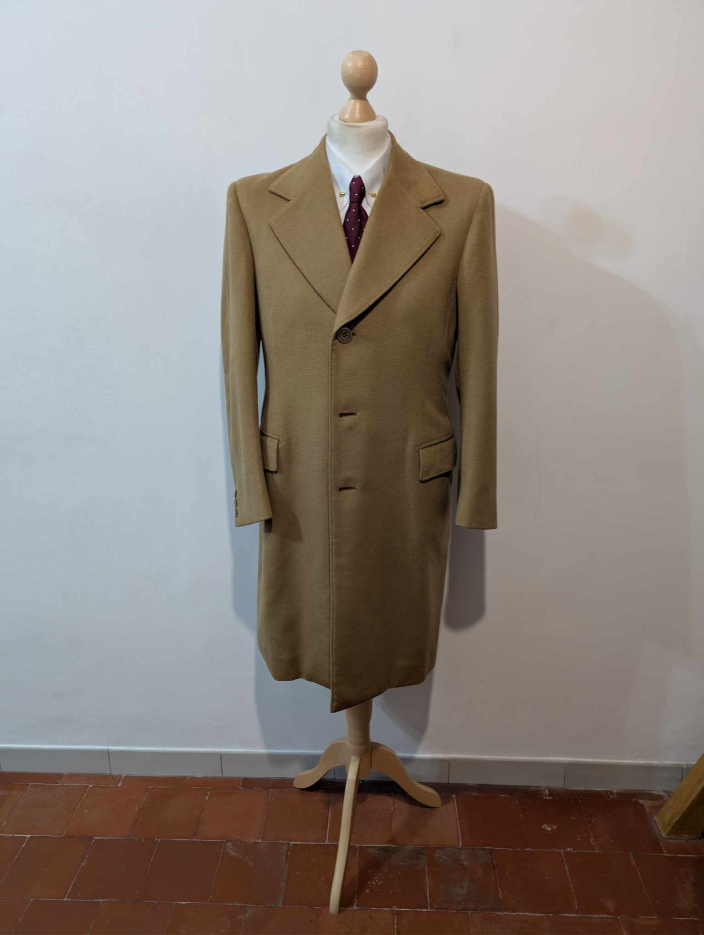 Miraculeux manteau camel en laine