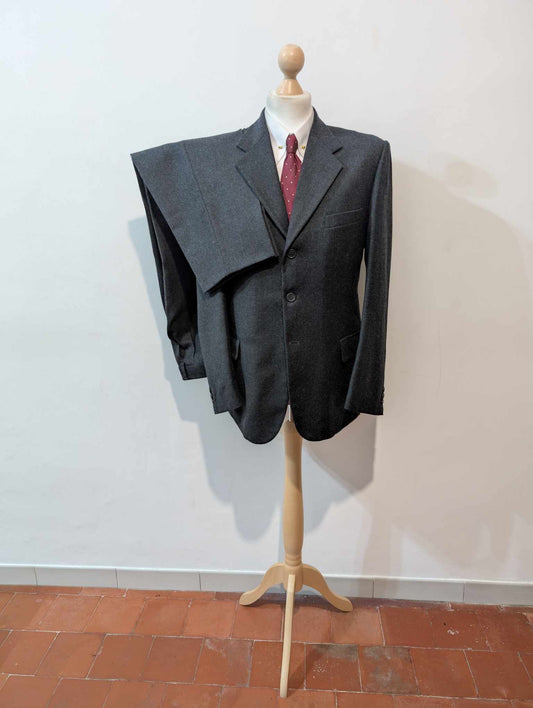 Adorable costume gris en flanelle lourde