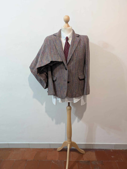 Magnifique tailleur violet lilas en tweed