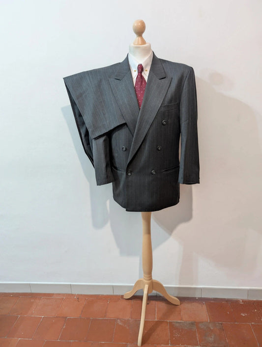 Chouet costume croisé pinstripe