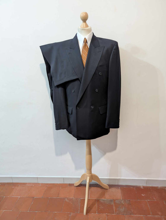 Magnifique costume croisé bleu marine