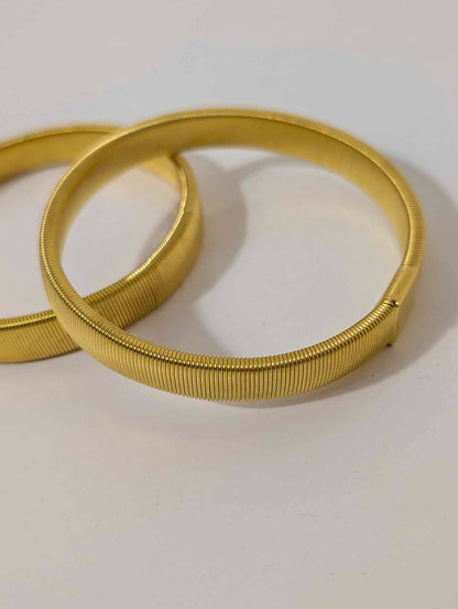 Pair of Vintage Gold Tone Shirt Sleeve Garters