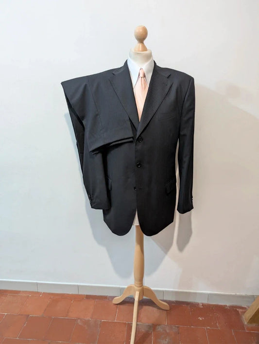 Classic black striped suit