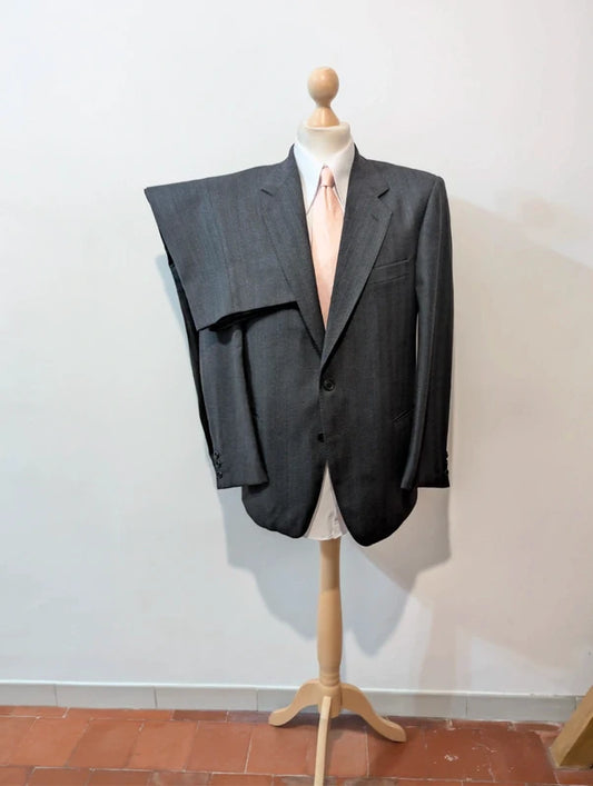 Awesome Wool Striped Suit