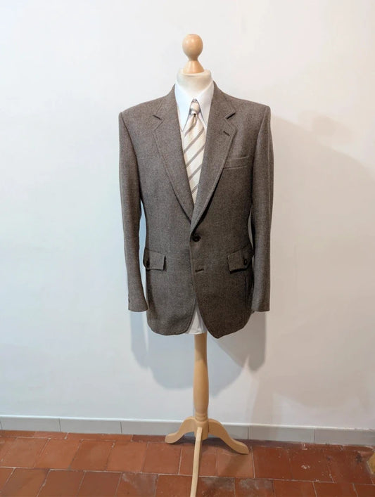 Exceptional brown tweed jacket