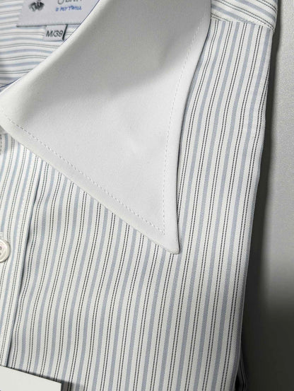 Black tennis stripe shirt