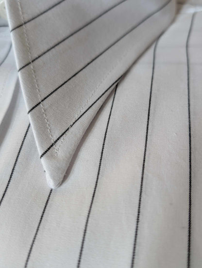 Chemise à rayures tennis noire