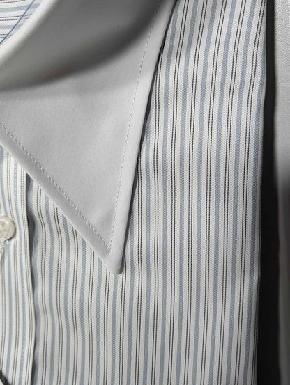 Black tennis stripe shirt