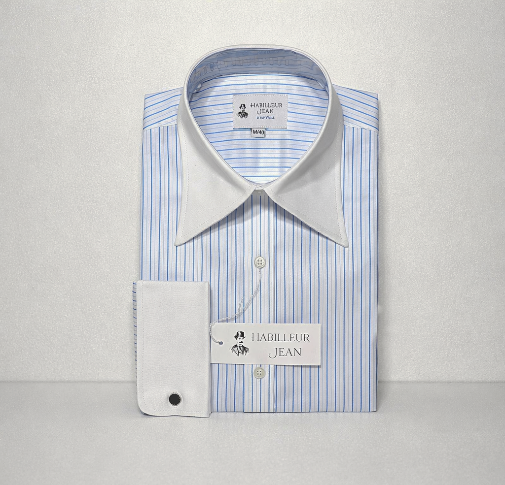 Black tennis stripe shirt