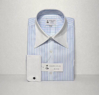 Black tennis stripe shirt