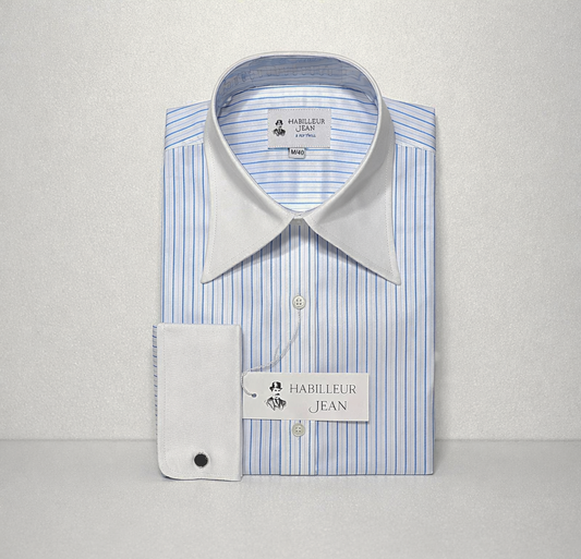 Black tennis stripe shirt