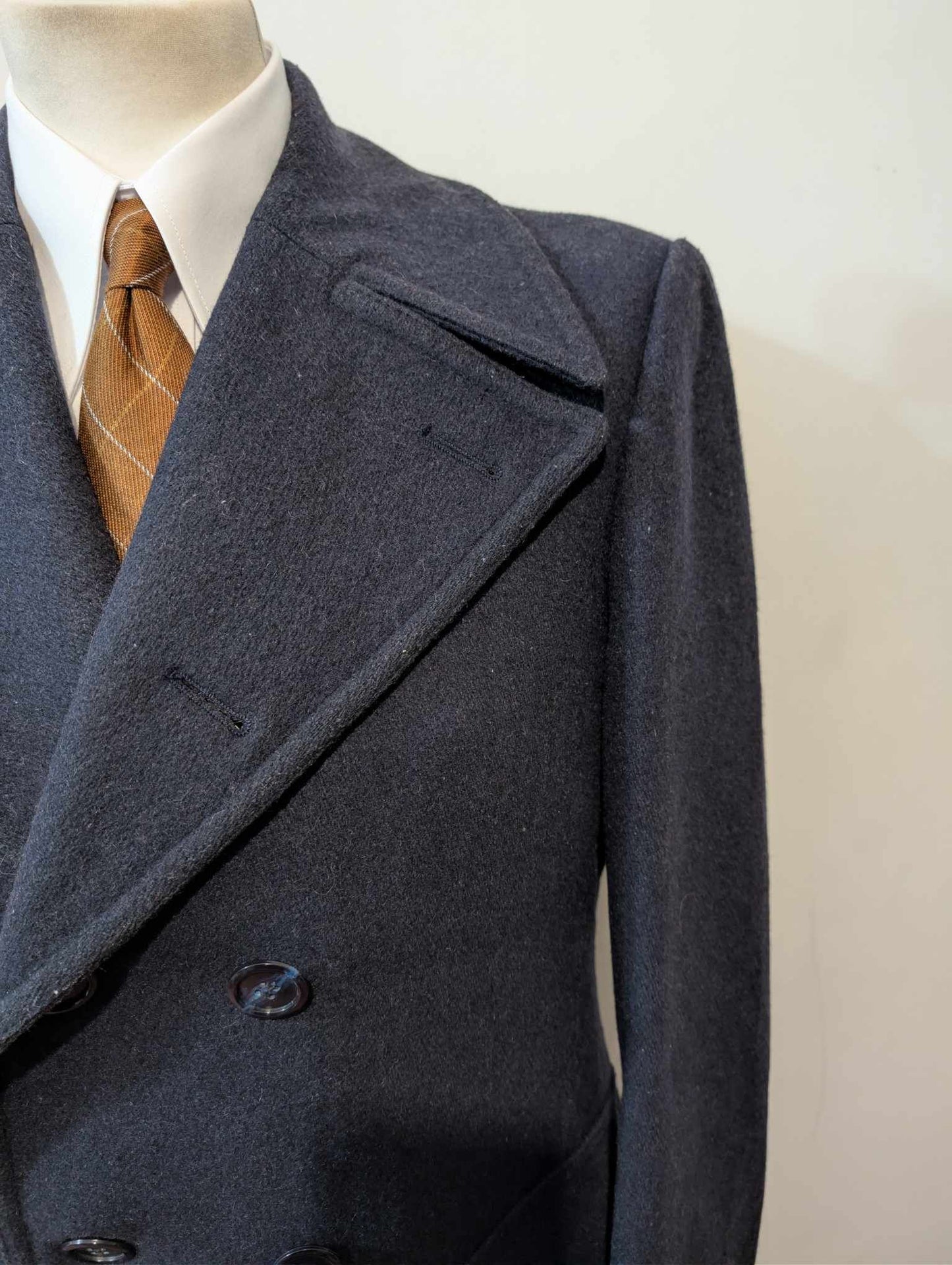 Exceptionnel manteau polo coat en laine