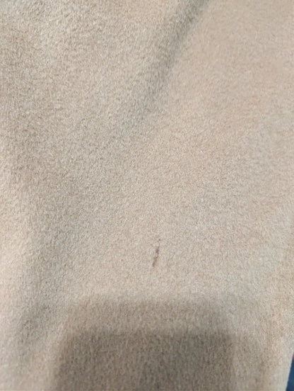 Zweireihiger Mantel aus heller Kamelwolle