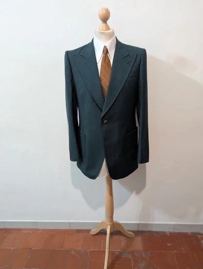 Atemberaubende grüne Wolljacke