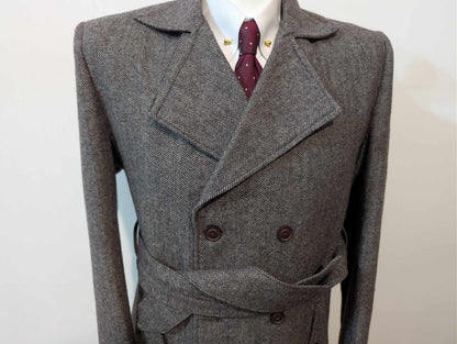 Magnifique trench en tweed