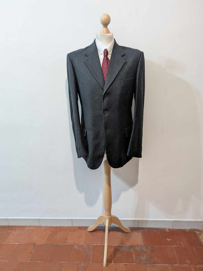 Adorable costume gris en flanelle lourde