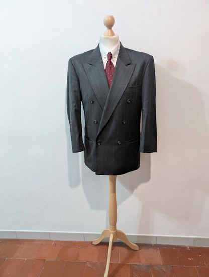 Chouet costume croisé pinstripe