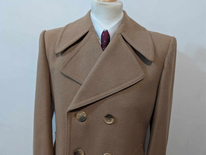 Adorable manteau camel en laine