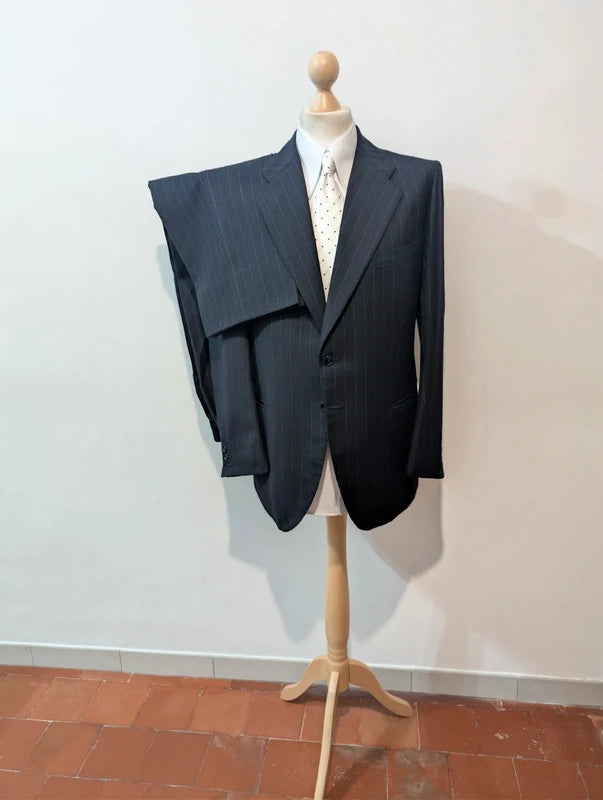 Magnifique costume pinstripe en flanelle lourde