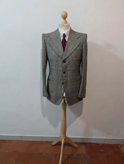 Exceptionnel costume a carreaux en laine