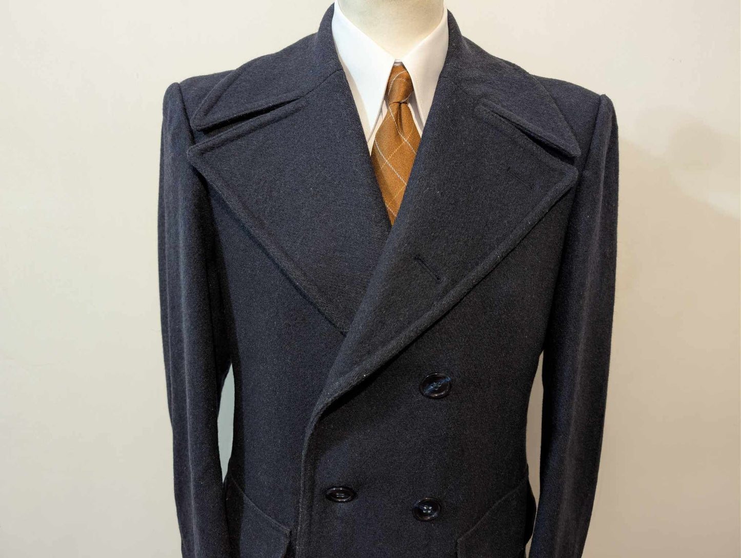 Exceptionnel manteau polo coat en laine