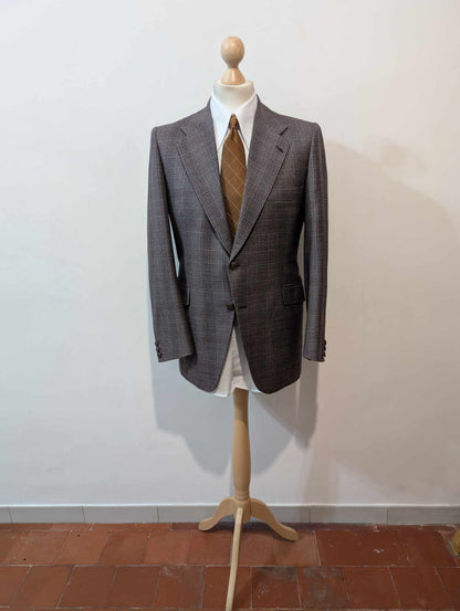 Fabuleux costume à carreaux en laine