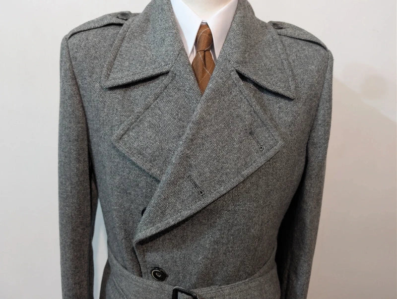 Niedlicher Tweed-Polomantel