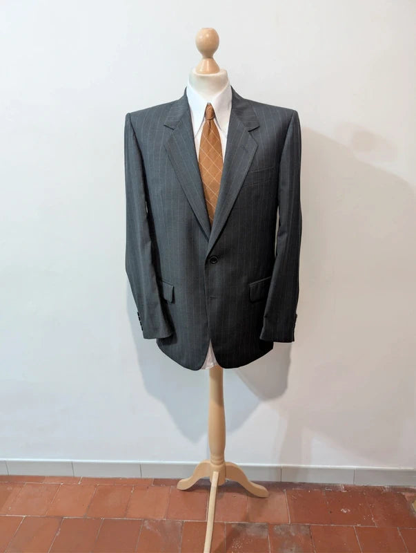 Dazzling wool pinstripe suit