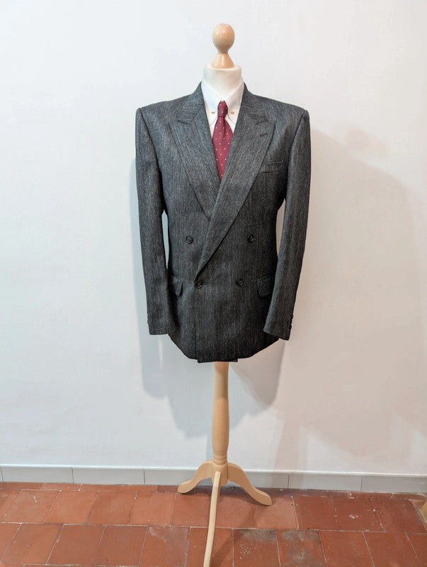 Magnifique costume croisé en tweed
