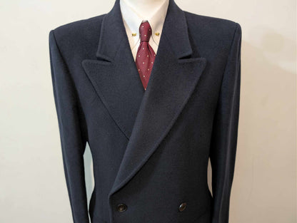 Sublime manteau croisé en laine