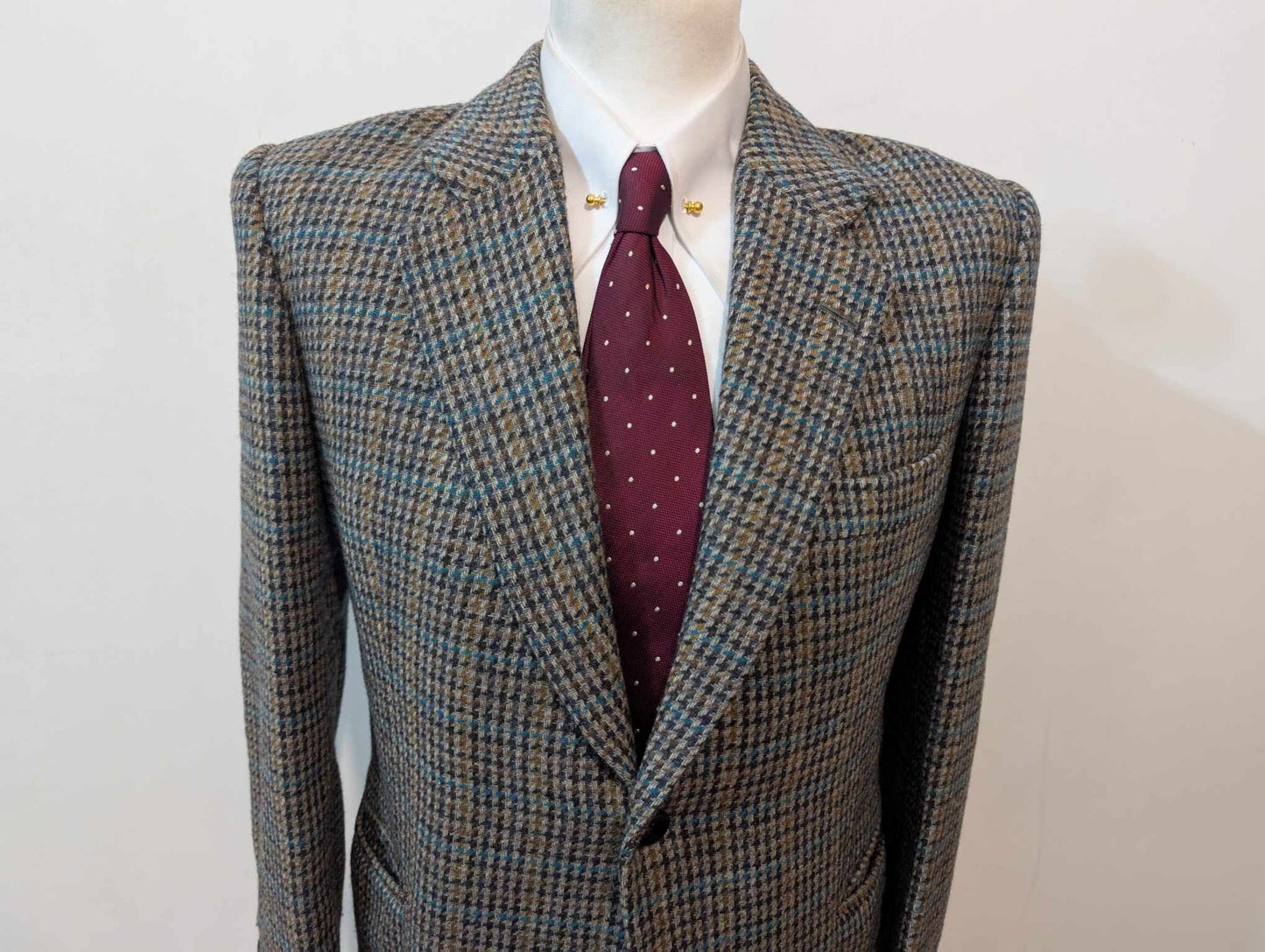 Veste bespoke en tweed
