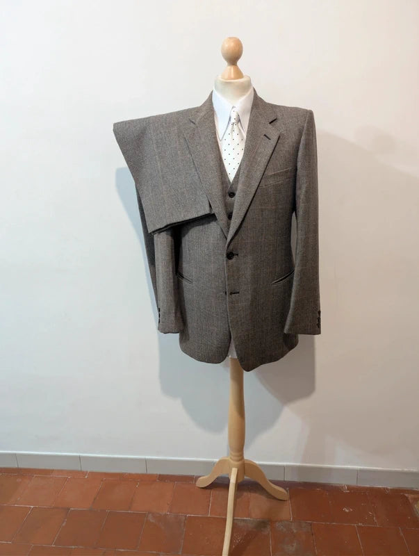 Fabuleux costumes 3 pièces à motif prince de Galles