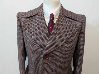 Magnifique manteau polo coat en tweed