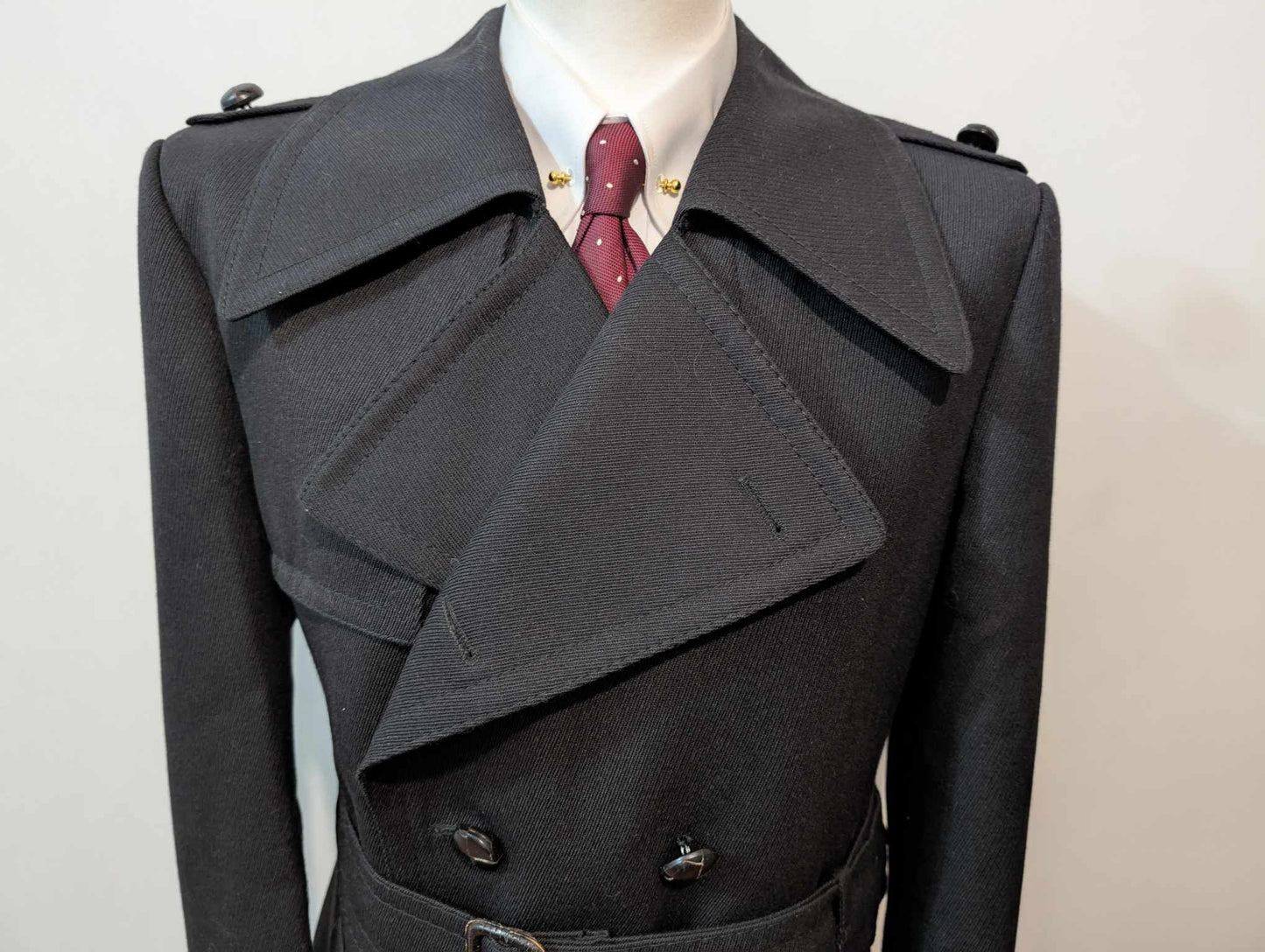 Magnifique trench coat en laine