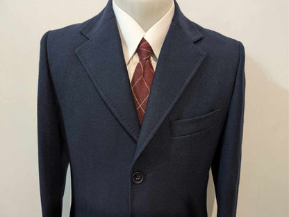 Mignon manteau bleu marine en laine