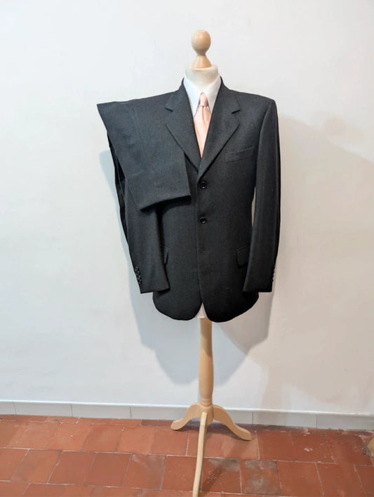 Adorable gray heavy flannel suit