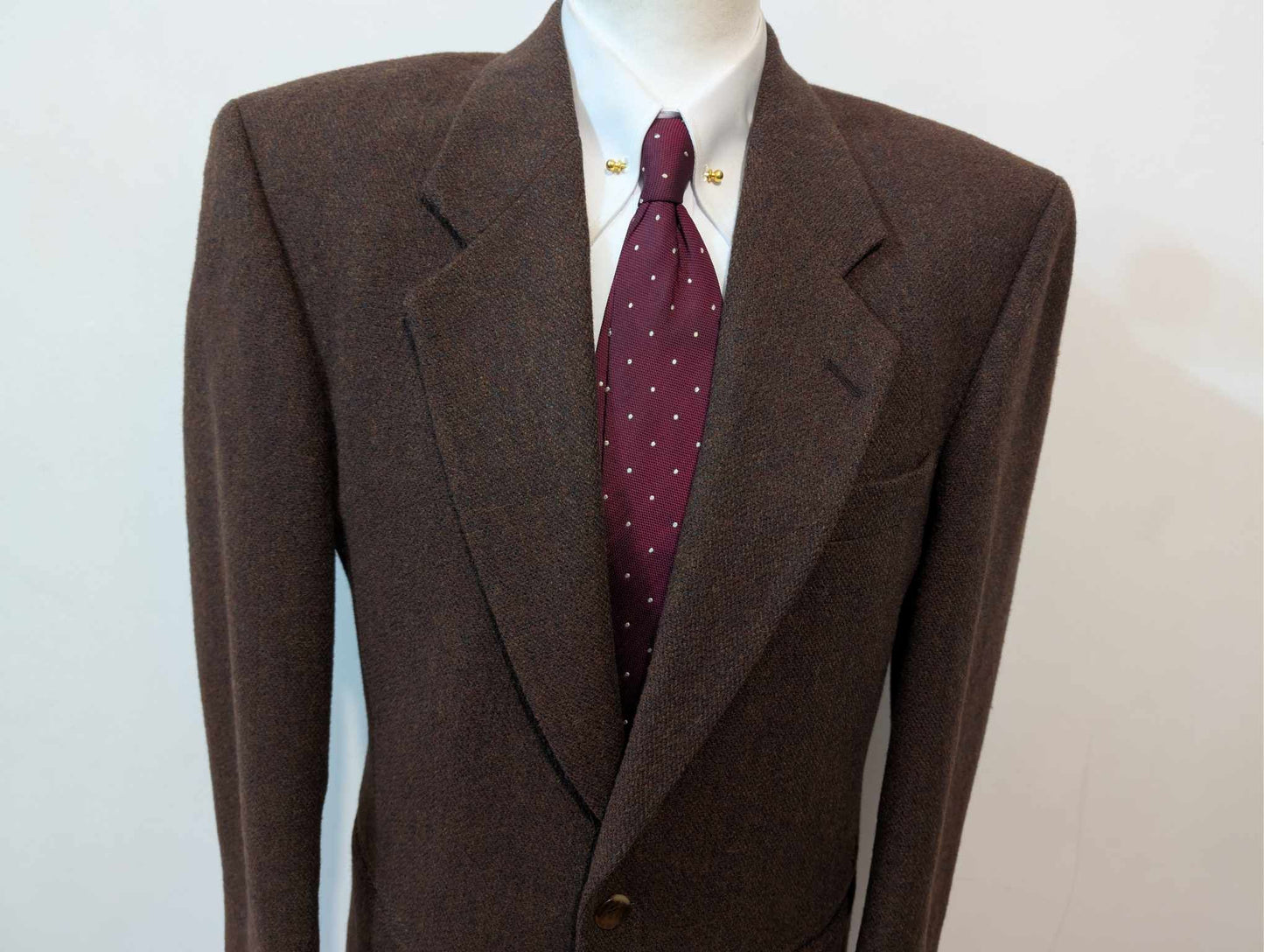 Fabuleuse veste couleur marron en tweed