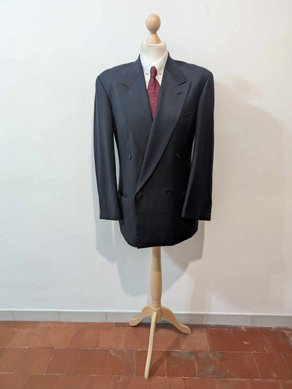 Effrayant costume croisé chalkstripe