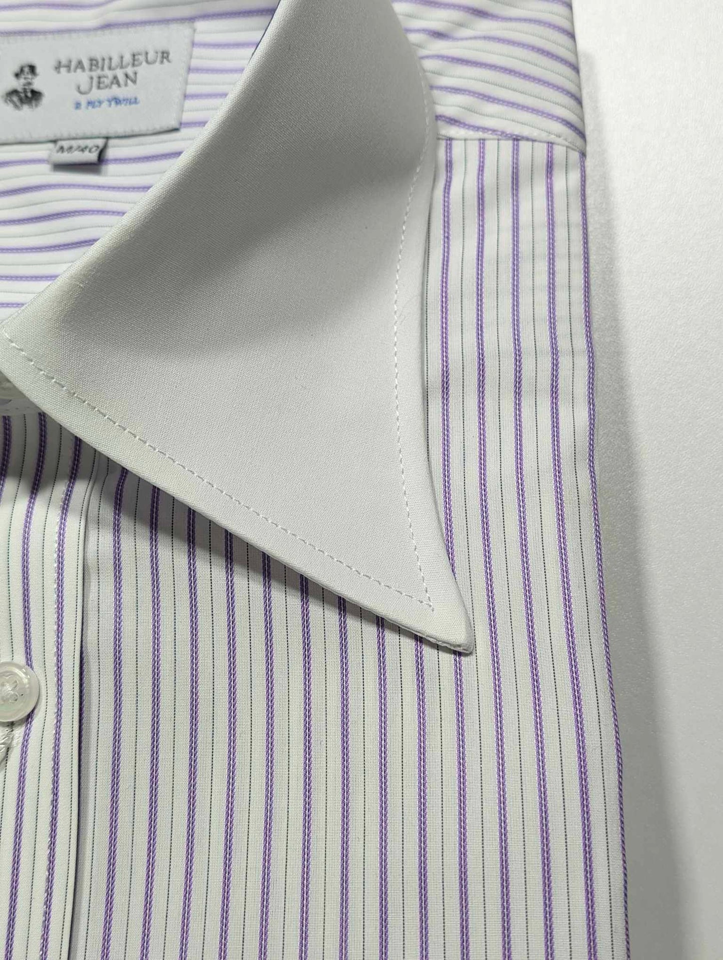 Black tennis stripe shirt