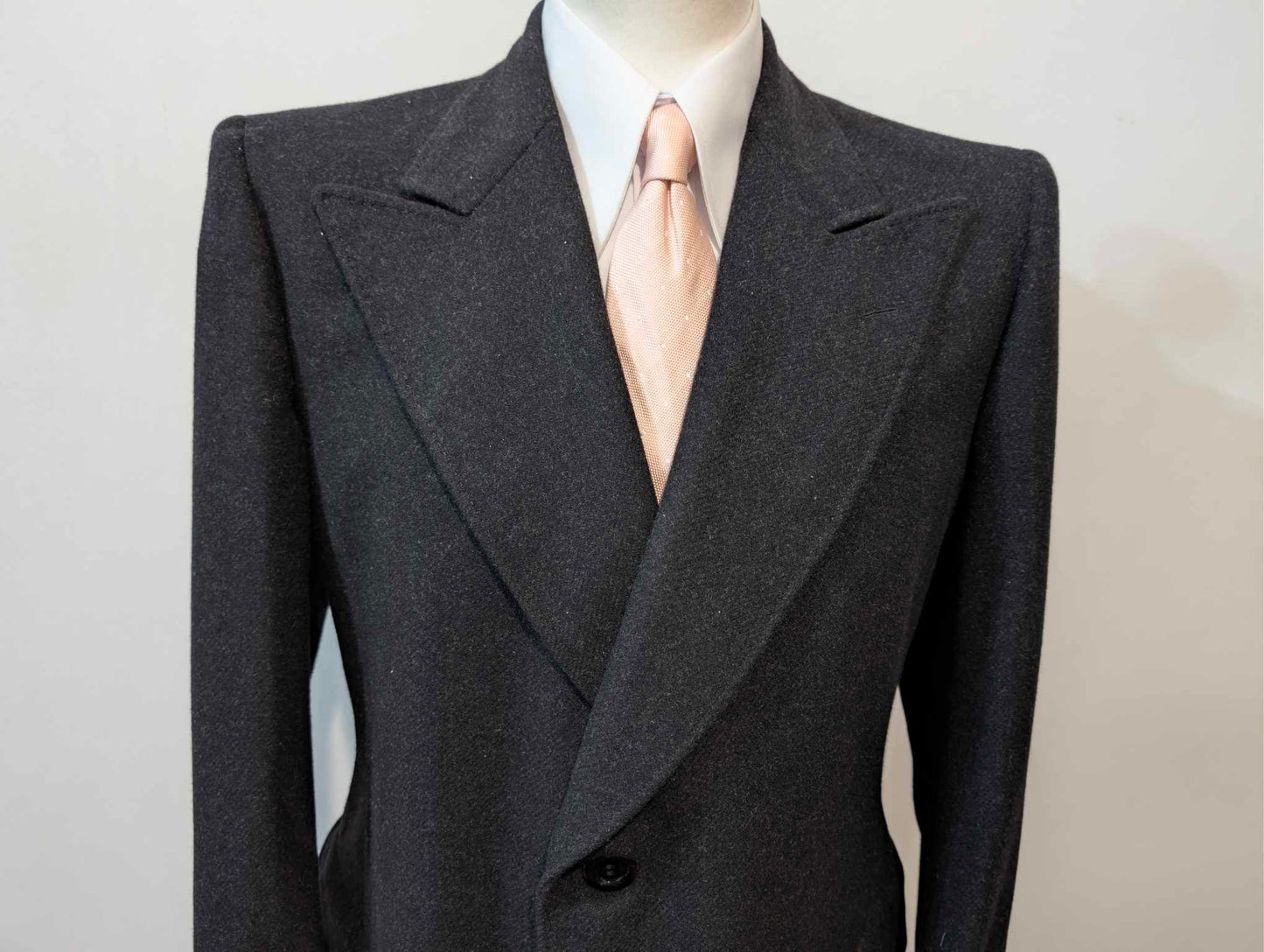 Magnifique manteau  gris en tweed