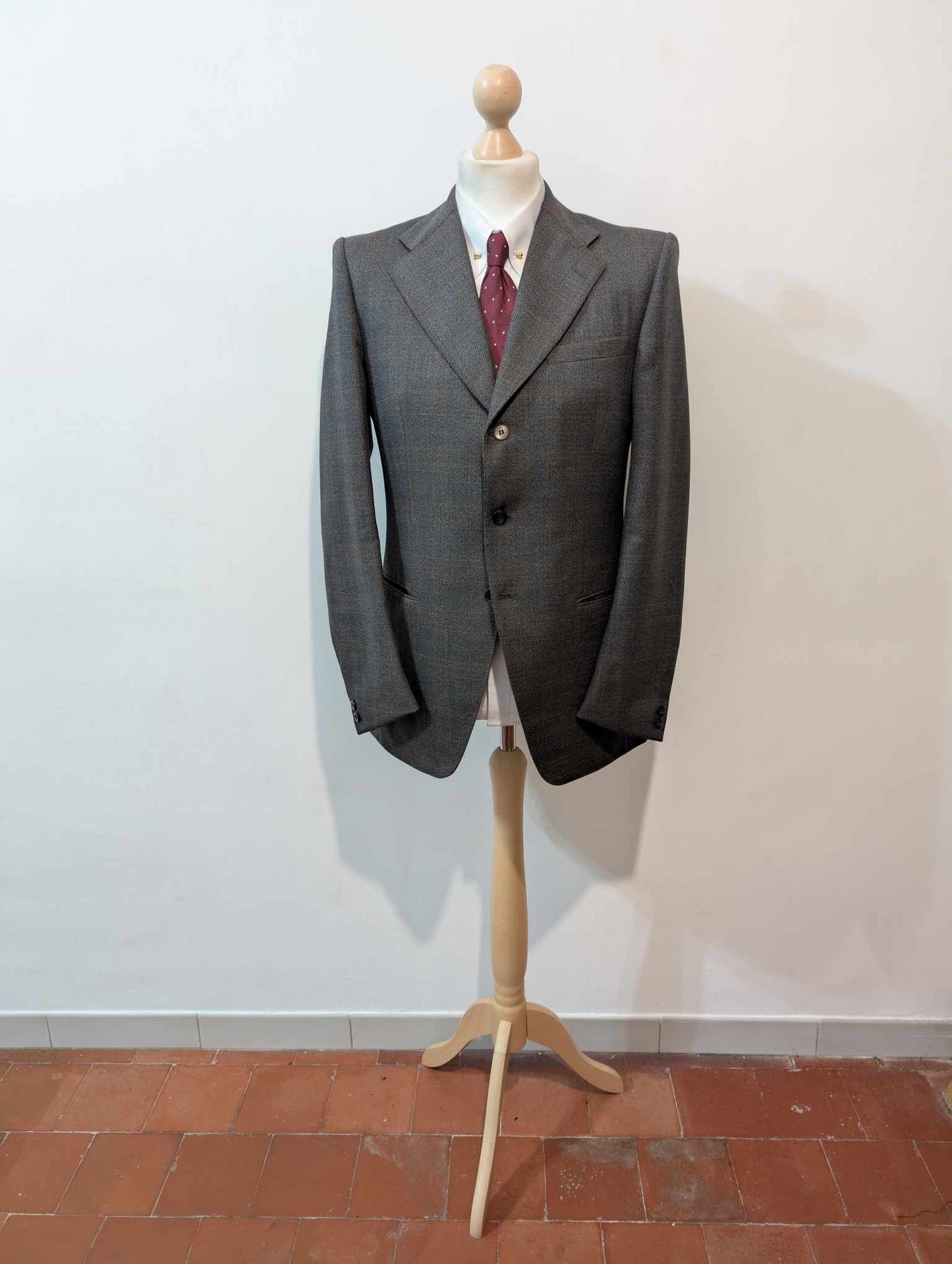 Mignon costume gris en laine
