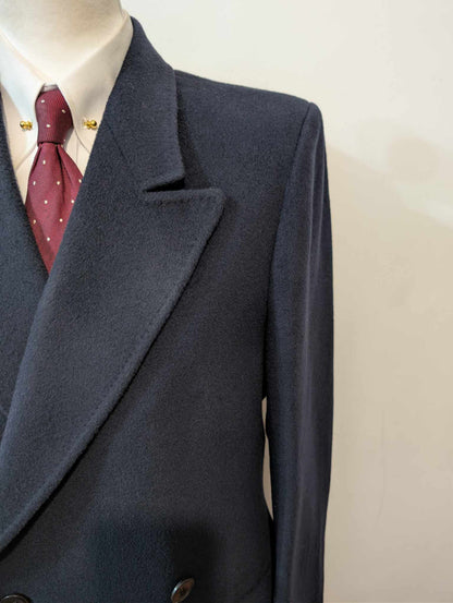 Sublime manteau croisé en laine