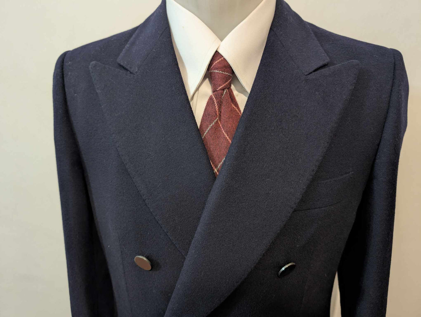 Magnifique veste croisée en flanelle lourde