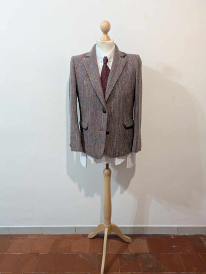 Magnifique tailleur violet lilas en tweed