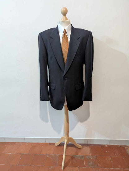 Classique costume bleu marine en laine